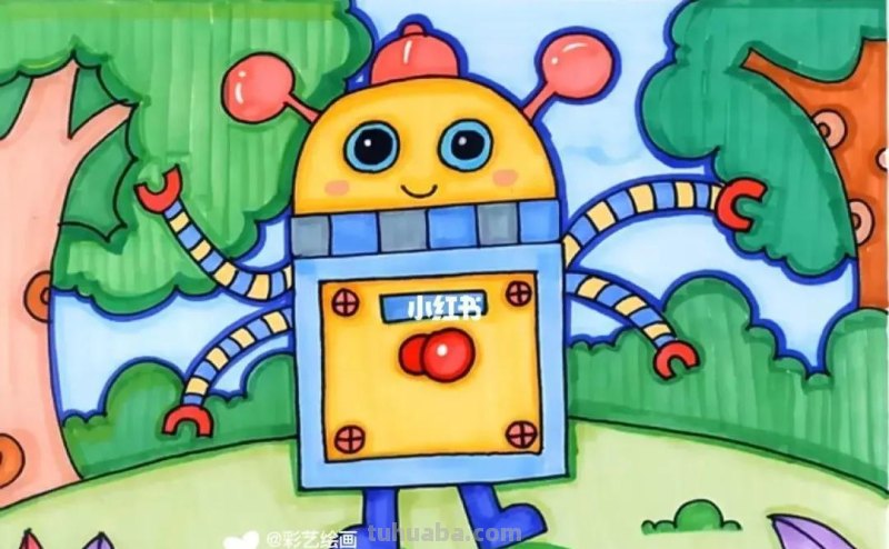 精选65张，适合1到3年级小朋友画的简单又可爱的简笔画素材！收藏