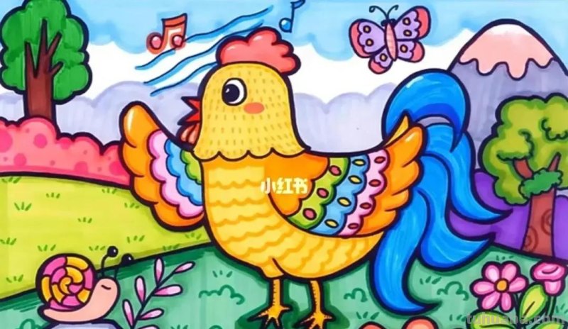 精选65张，适合1到3年级小朋友画的简单又可爱的简笔画素材！收藏