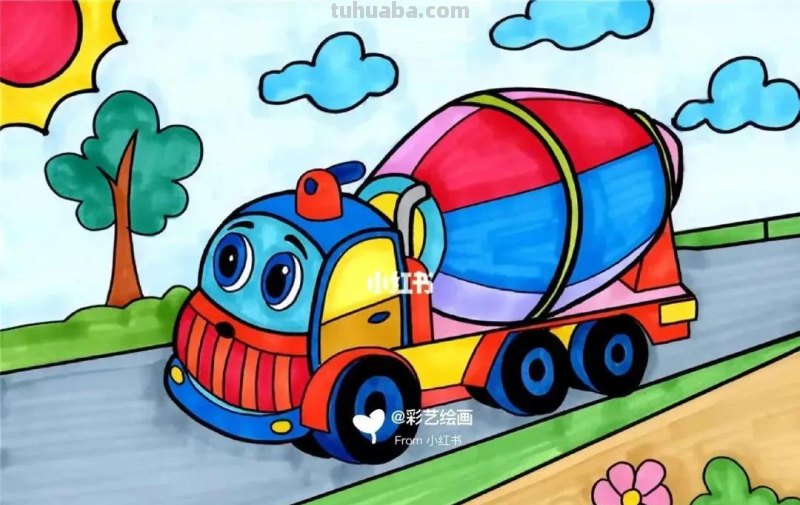 精选65张，适合1到3年级小朋友画的简单又可爱的简笔画素材！收藏