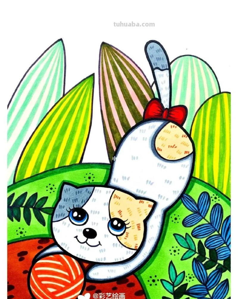 精选65张，适合1到3年级小朋友画的简单又可爱的简笔画素材！收藏