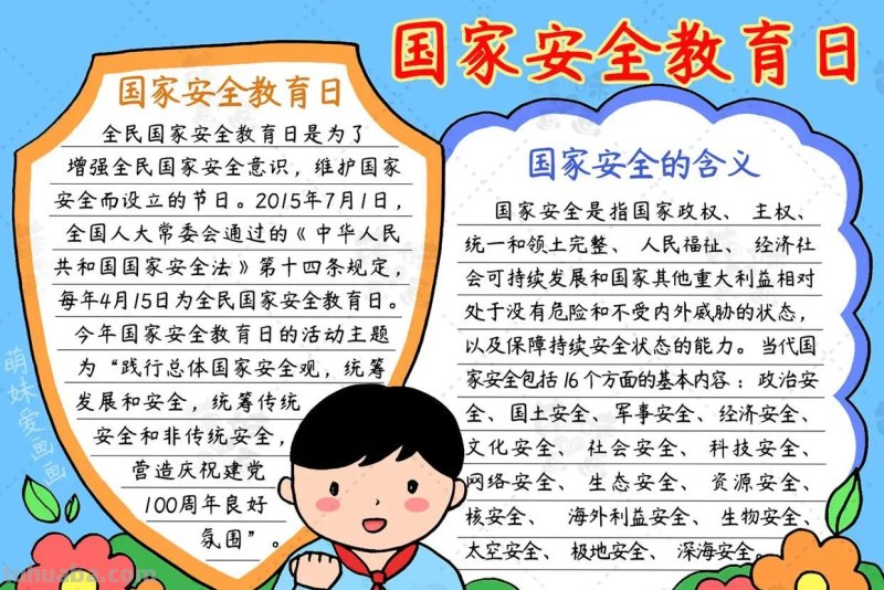 安全手抄报怎么画（安全手抄报怎么画简单又漂亮）