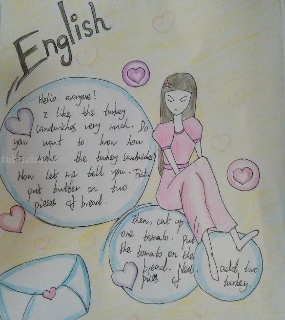 英语的手抄报怎么画（英语的手抄报怎么画四年级下册）