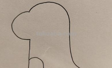 恐龙怎么画简笔画（玩具恐龙怎么画简笔画）