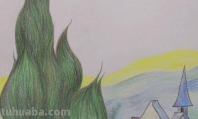 星空怎么画彩铅（星空怎么画彩铅简单 教程）