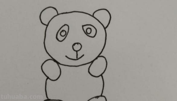 熊猫怎么画 简笔画（熊猫怎么画简笔画可爱）