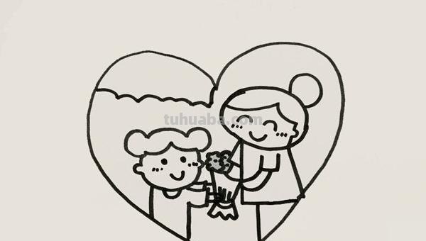 妈妈怎么画简笔画（漂亮的妈妈怎么画简笔画）