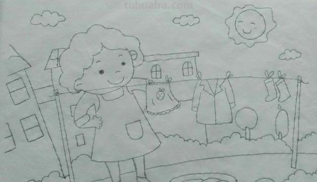 妈妈怎么画简笔画（漂亮的妈妈怎么画简笔画）
