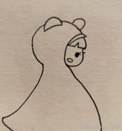 小女孩简笔画怎么画（没有穿衣服的小女孩简笔画怎么画）