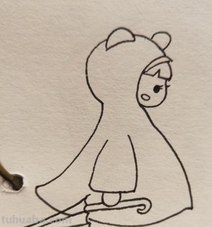 小女孩简笔画怎么画（没有穿衣服的小女孩简笔画怎么画）