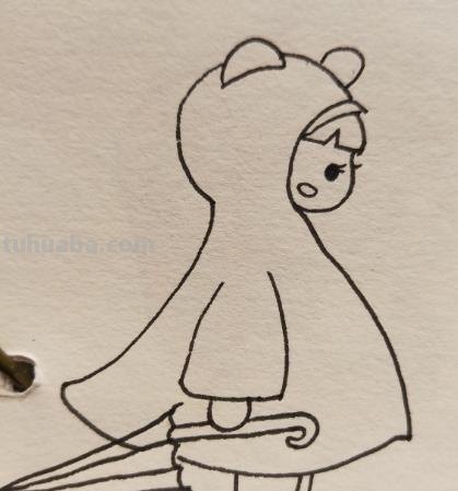 小女孩简笔画怎么画（没有穿衣服的小女孩简笔画怎么画）