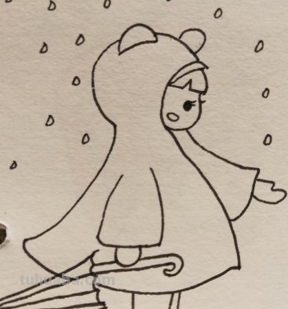 小女孩简笔画怎么画（没有穿衣服的小女孩简笔画怎么画）