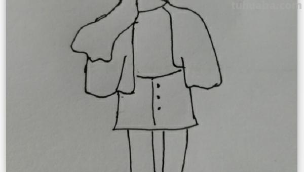 小女孩简笔画怎么画（没有穿衣服的小女孩简笔画怎么画）