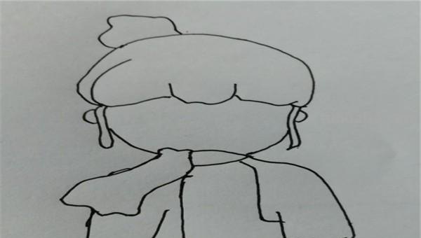 小女孩简笔画怎么画（没有穿衣服的小女孩简笔画怎么画）