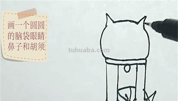 怎么画小猫简笔画（怎么画小猫简笔画 可爱）