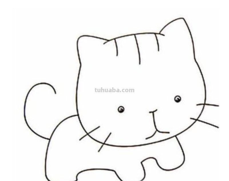 简笔画的猫怎么画（简笔画的猫怎么画才好看）