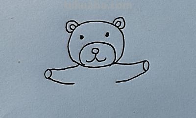 简笔画小熊怎么画（简笔画小熊怎么画可爱）