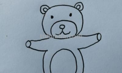 简笔画小熊怎么画（简笔画小熊怎么画可爱）