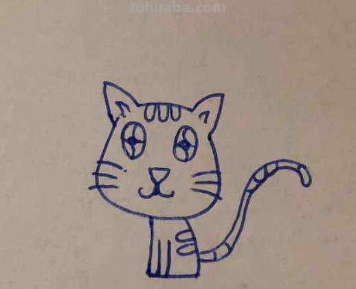 猫的简笔画怎么画（猫的简笔画怎么画又简单又可爱）