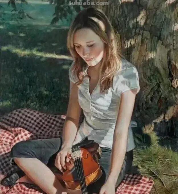 美女画家丹尼尔色粉画作品:笔下小资女性,不沾世俗,悠闲自在 美女画家丹尼尔色粉画作品:笔下小资女性,不沾世俗,悠闲自在