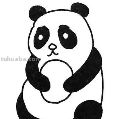 怎么画熊猫简笔画（怎么画熊猫简笔画 可爱）