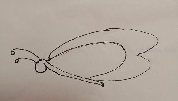 简笔画蝴蝶怎么画（简笔画蝴蝶怎么画简单又漂亮）