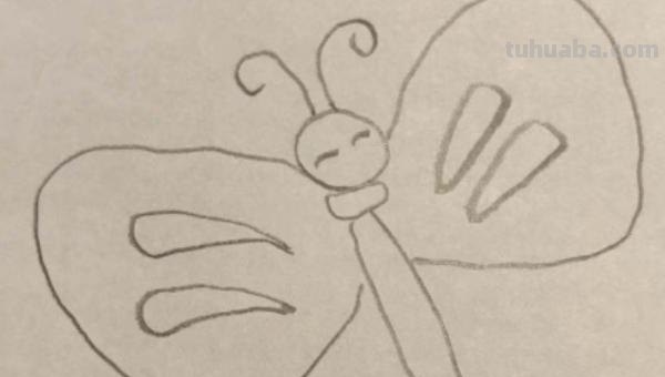 蝴蝶怎么画简笔画（蝴蝶怎么画简笔画图片）