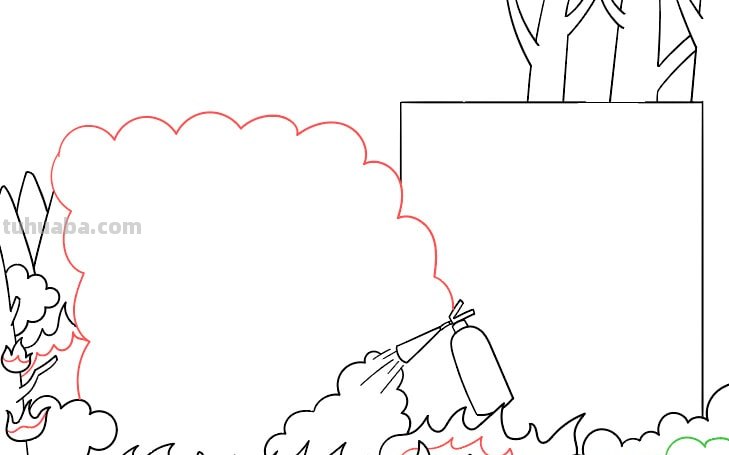 消防手抄报怎么画（消防手抄报怎么画又漂亮又简单）