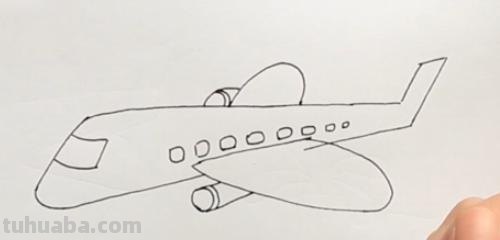 飞机怎么画简笔画（飞机怎么画简笔画图片）
