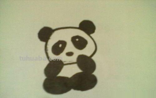 熊猫怎么画简笔画（熊猫怎么画简笔画可爱）