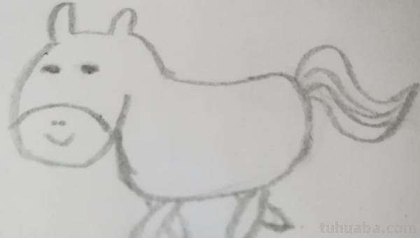 怎么画马简笔画（怎么画马简笔画图片）