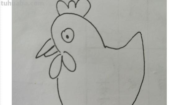 鸡怎么画简笔画（鸡怎么画简笔画图片）
