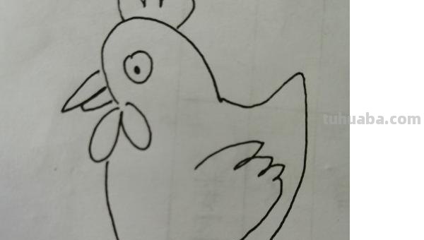 鸡怎么画简笔画（鸡怎么画简笔画图片）