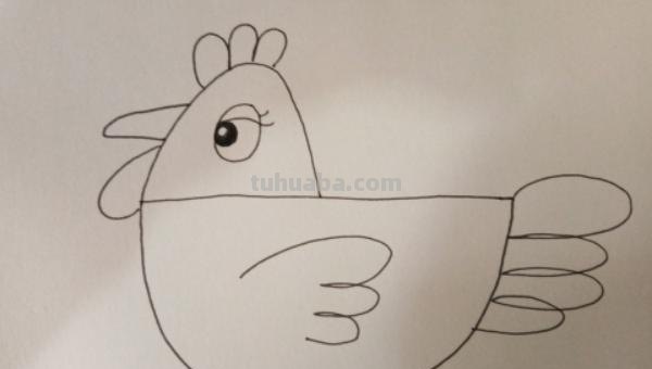 鸡怎么画简笔画（鸡怎么画简笔画图片）