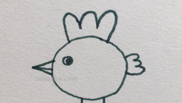 鸡怎么画简笔画（鸡怎么画简笔画图片）