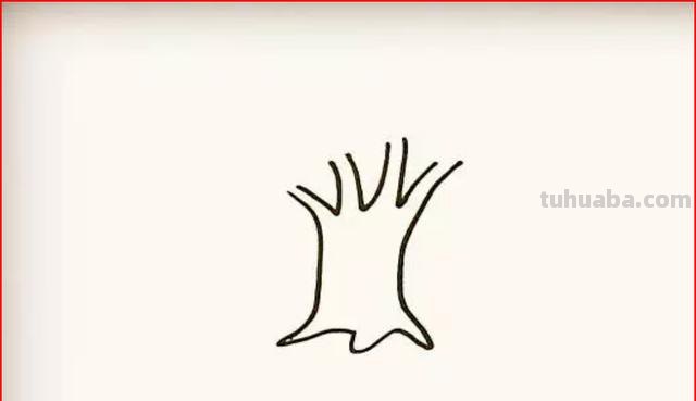 简笔画的树怎么画（简笔画的树怎么画 漂亮）