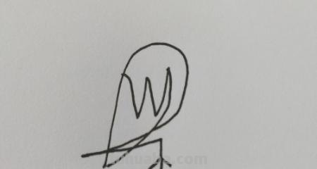 小鸟简笔画怎么画（电线上的小鸟简笔画怎么画）