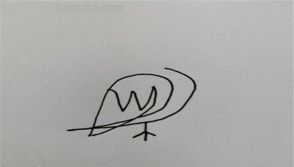 小鸟简笔画怎么画（电线上的小鸟简笔画怎么画）