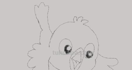 小鸟简笔画怎么画（电线上的小鸟简笔画怎么画）