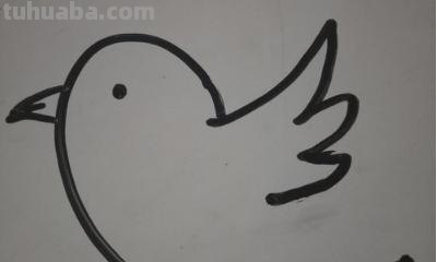 小鸟简笔画怎么画（电线上的小鸟简笔画怎么画）