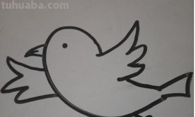 小鸟简笔画怎么画（电线上的小鸟简笔画怎么画）