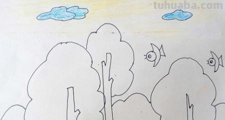 小鸟简笔画怎么画（电线上的小鸟简笔画怎么画）