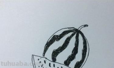 西瓜怎么画简笔画(草莓怎么画简笔画) 西瓜怎么画简笔画(草莓怎么画简笔画)