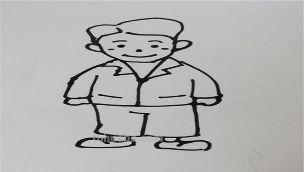 爸爸怎么画简笔画(小头爸爸怎么画简笔画) 爸爸怎么画简笔画(小头爸爸怎么画简笔画)