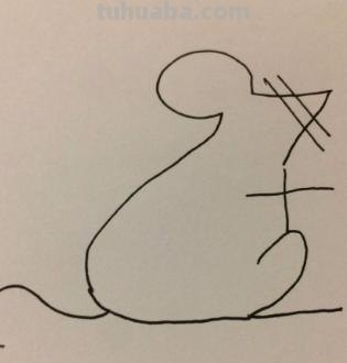 老鼠怎么画 简笔画（老鼠怎么画简笔画7加2）