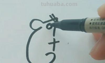 老鼠怎么画 简笔画（老鼠怎么画简笔画7加2）