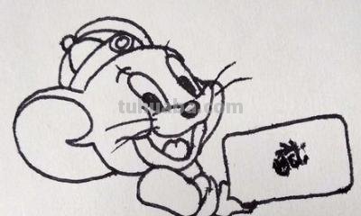 老鼠怎么画 简笔画（老鼠怎么画简笔画7加2）