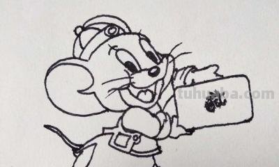 老鼠怎么画 简笔画（老鼠怎么画简笔画7加2）