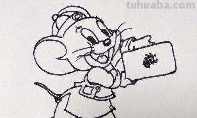 老鼠怎么画 简笔画（老鼠怎么画简笔画7加2）