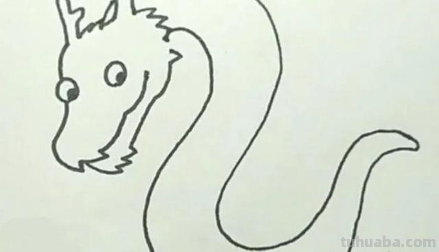 简笔画的龙怎么画（简笔画的龙怎么画 中国）
