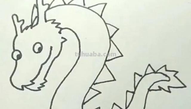 简笔画的龙怎么画（简笔画的龙怎么画 中国）